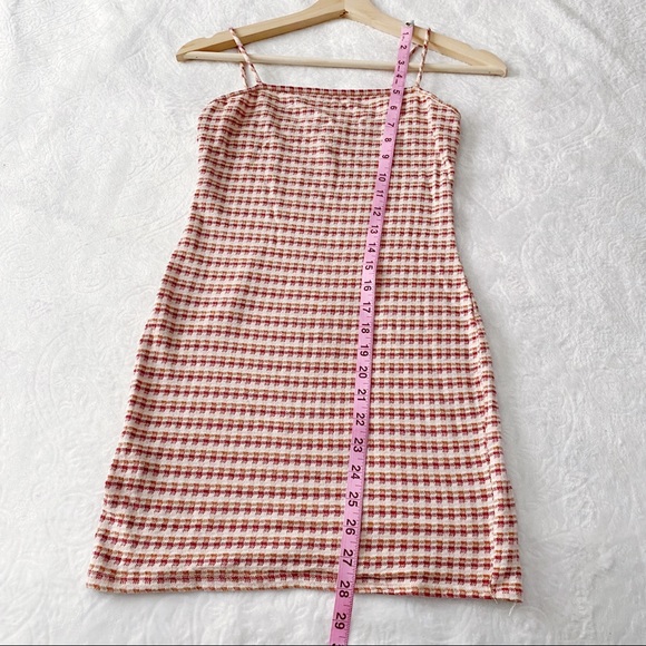 Vintage Print Knit Mini Slip Dress - Picture 2 of 9